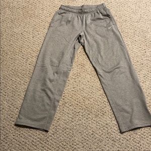 Grey Nike sweatpants